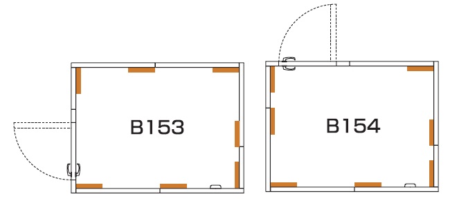 中古防音室AWB3015H 設置バリエーション